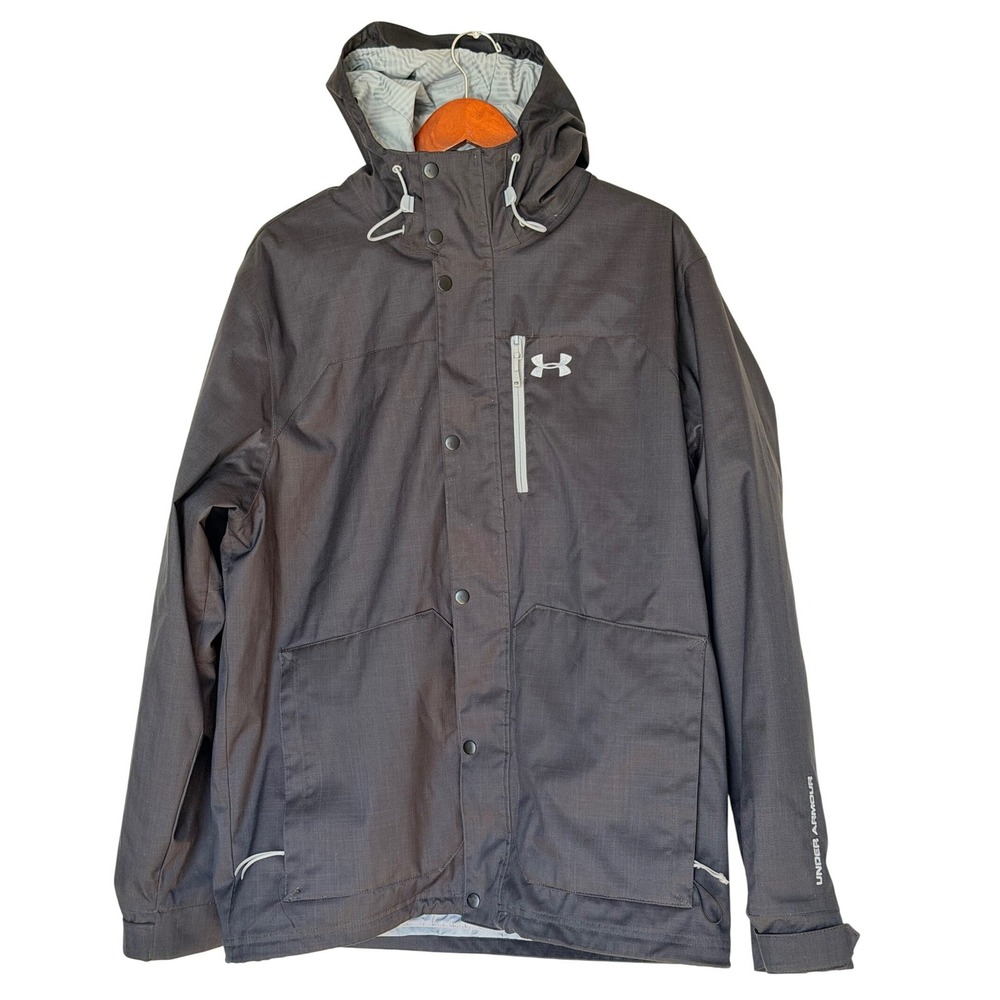 Under Armour Jacket Mens XL 1247044 ColdGear Infrared Black Storm 2 EUC